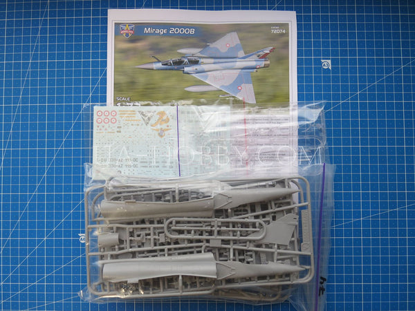 1/72 Mirage 2000B. ModelSvit 72074