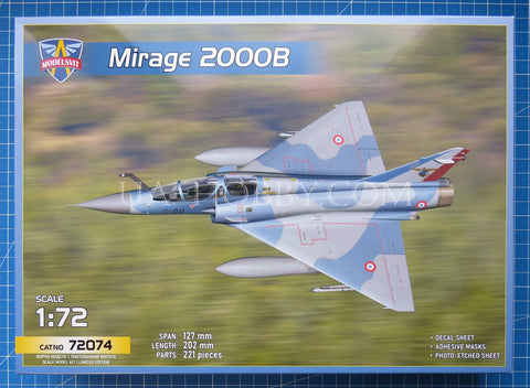 1/72 Mirage 2000B. ModelSvit 72074