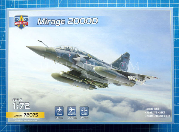 1/72 Mirage 2000D. ModelSvit 72075