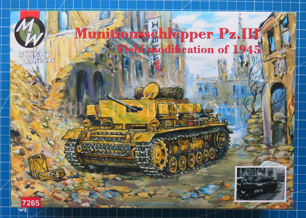 1/72 Munitionsschlepper Pz.III. Military Wheels 7265