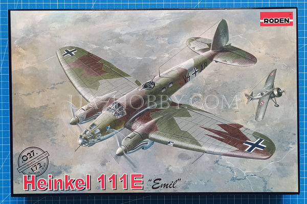1/72 Heinkel 111E "Emil". Roden 027