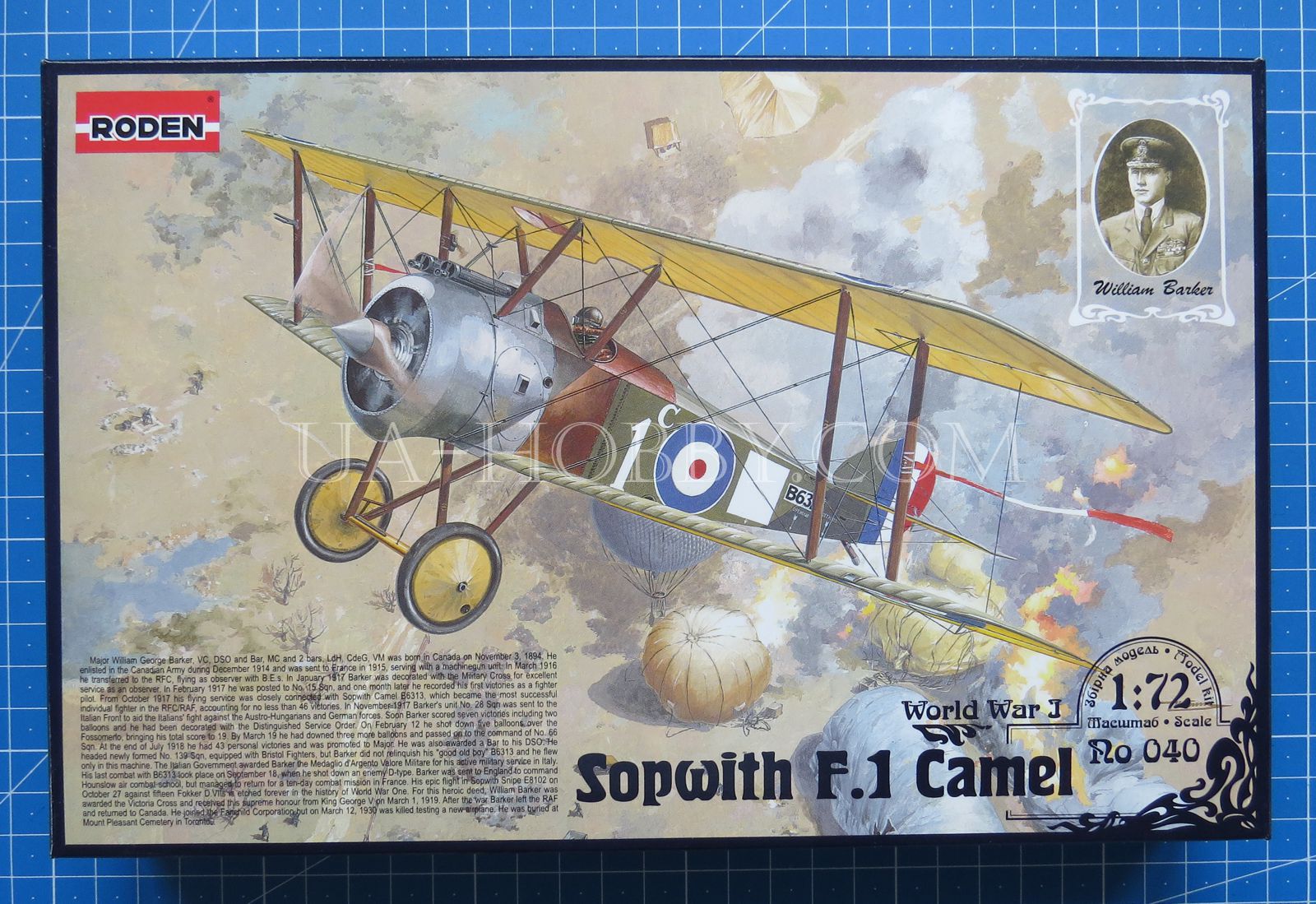 1/72 Sopwith F.1 Camel. Roden 040