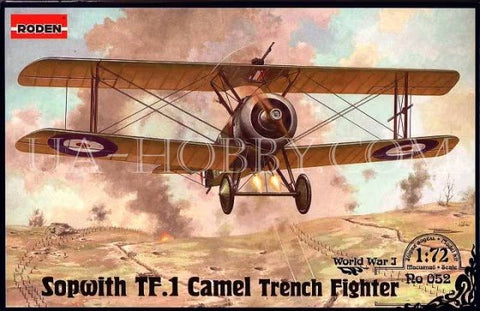 1/72 Sopwith T.F.1 Camel Trench Fighter. Roden 052