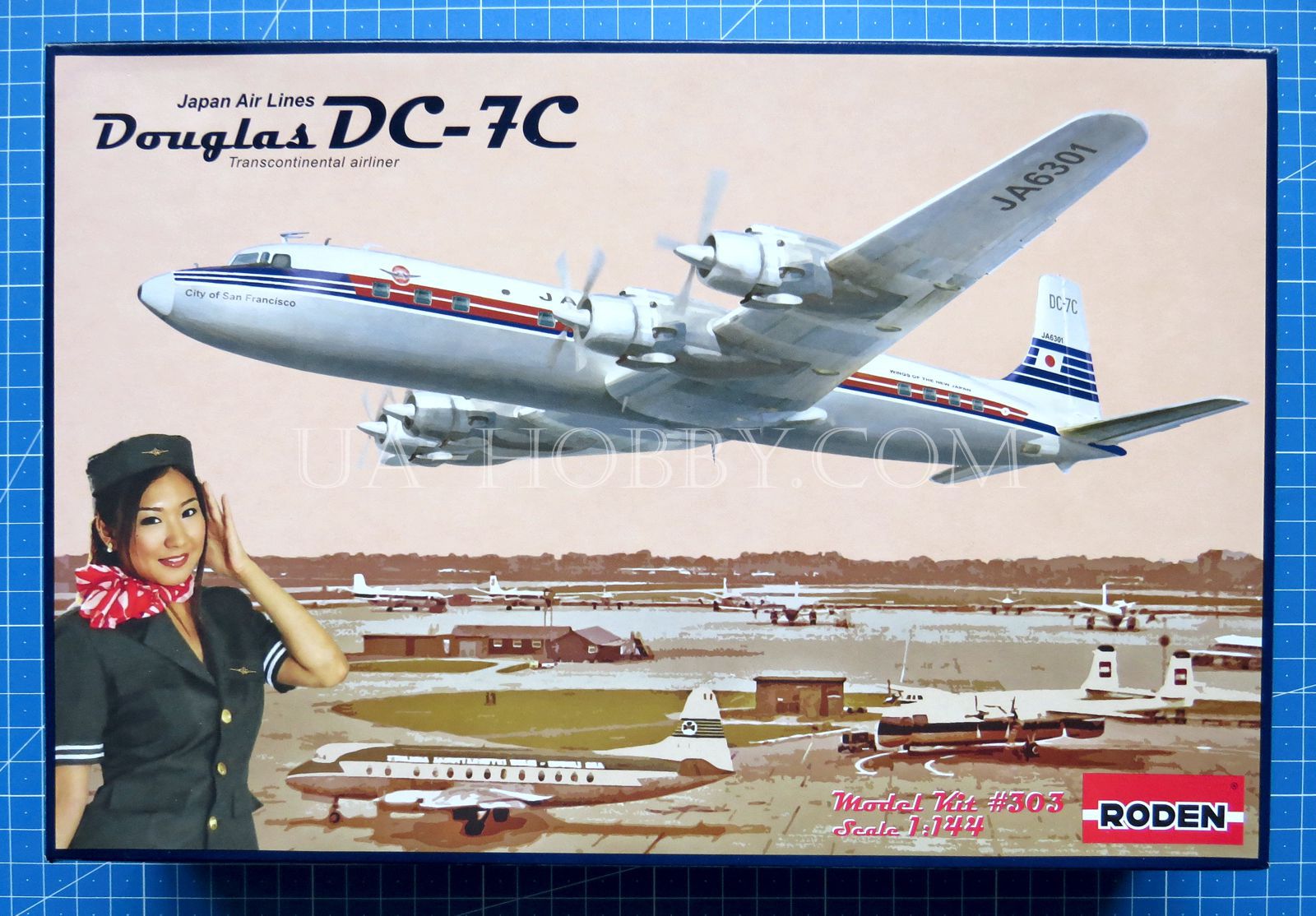 RODEN プラモデル DougLas DC-7C Japan ホビー RODEN プラモデル