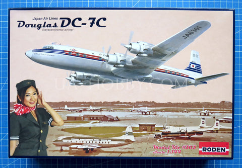 1/144 Douglas DC-7C Japan Air Lines. Roden 303