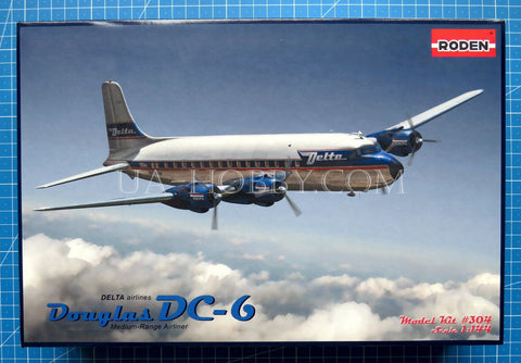 1/144 Delta Airlines Douglas DC-6. Roden 304