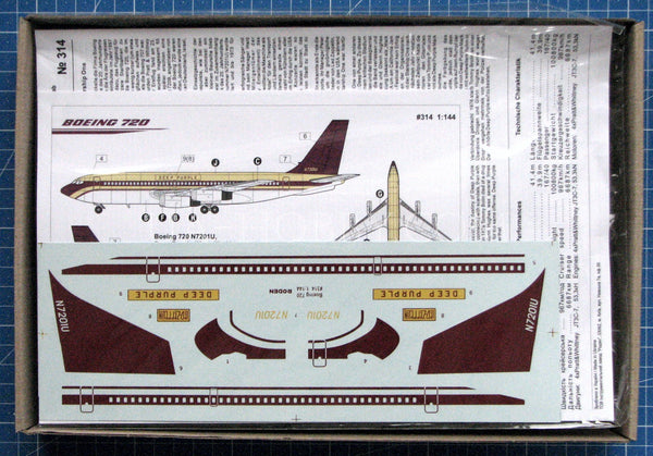 1/144 Boeing 720 Starship One ★Music Series★. Roden 314