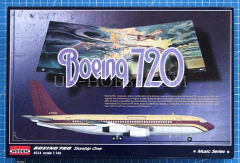 1/144 Boeing 720 Starship One ★Music Series★. Roden 314