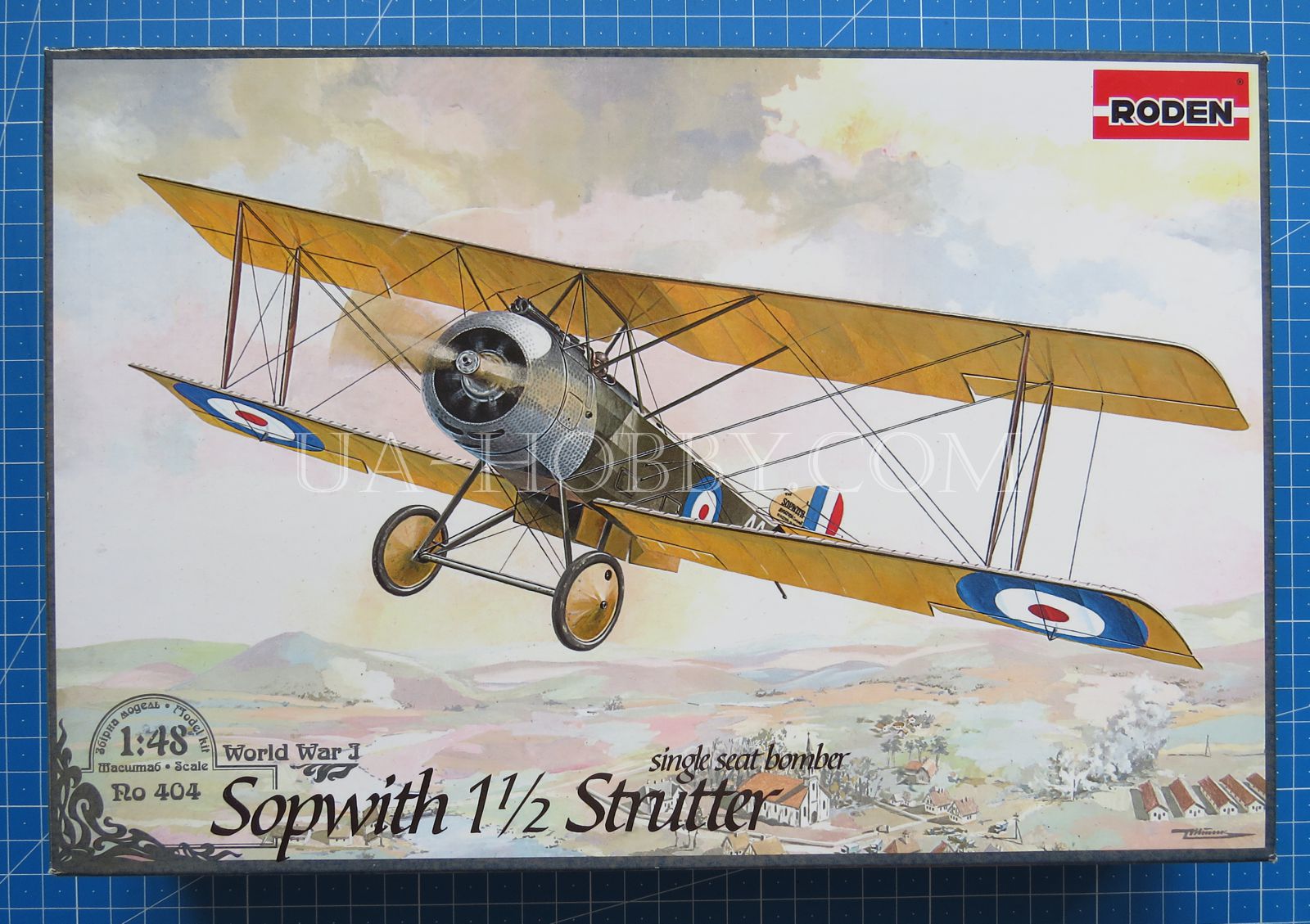 1/48 Sopwith 1 ½ Strutter Single Seat Bomber. Roden 404