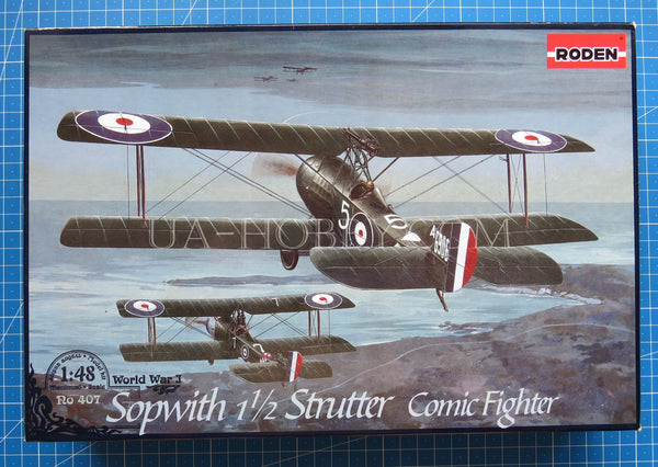 1/48 Sopwith 1 ½ Strutter Comic Fighter. Roden 407