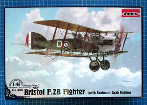 1/48 Bristol F.2B Fighter (With Sunbeam Arab Engine). Roden 429