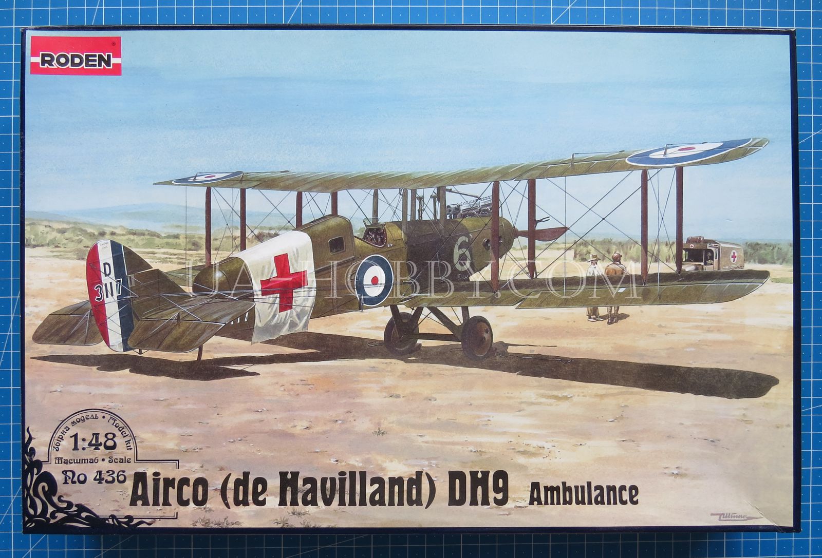 1/48 Airco (de Havilland) DH9 Ambulance. Roden 436