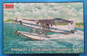 1/48 Pilatus PC-6 B2/H4 Turbo Porter Floatplane. Roden 445