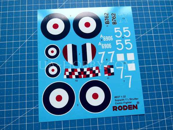 1/32 Sopwith 1 ½ Strutter Comic Fighter. Roden 637