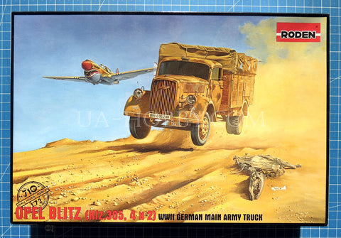 1/72 Opel Blitz (Kfz.305, 4x2) WWII German Army Truck. Roden 710