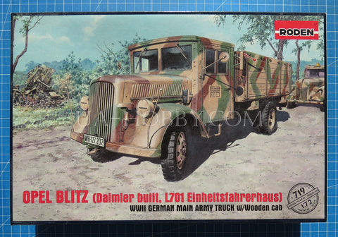 1/72 Opel Blitz (Daimler built, L701 with Einheitsfahrerhaus). Roden 719