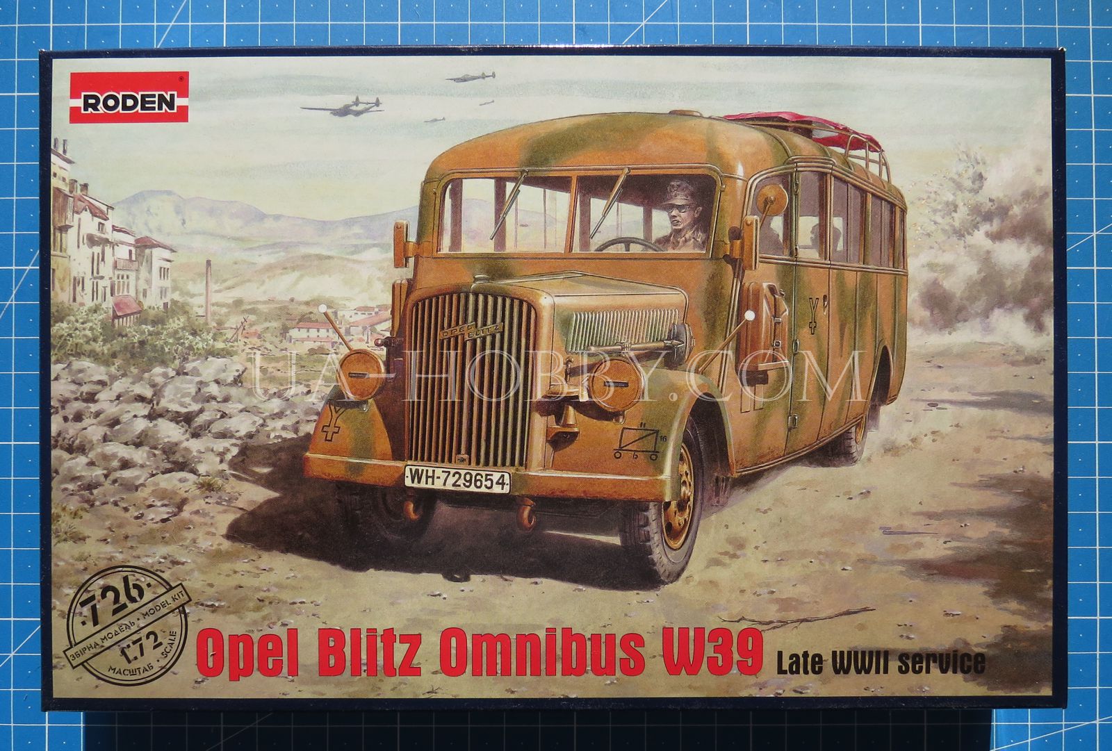 1/72 Opel Blitz Omnibus W39. Roden 726 – UA-hobby