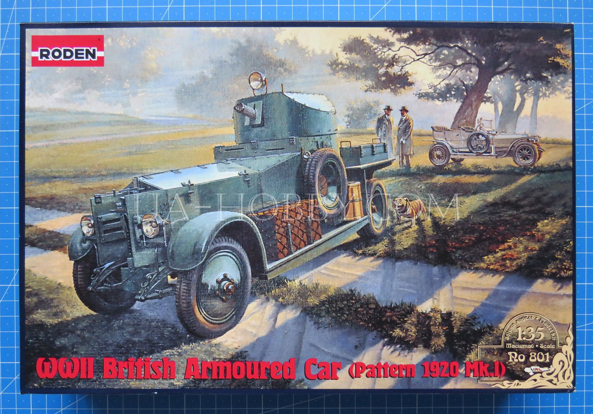 1/35 WWII British Armoured Car (Pattern 1920). Roden 801 – UA-hobby