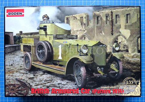 1/35 British Armoured Car (Pattern 1914). Roden 803