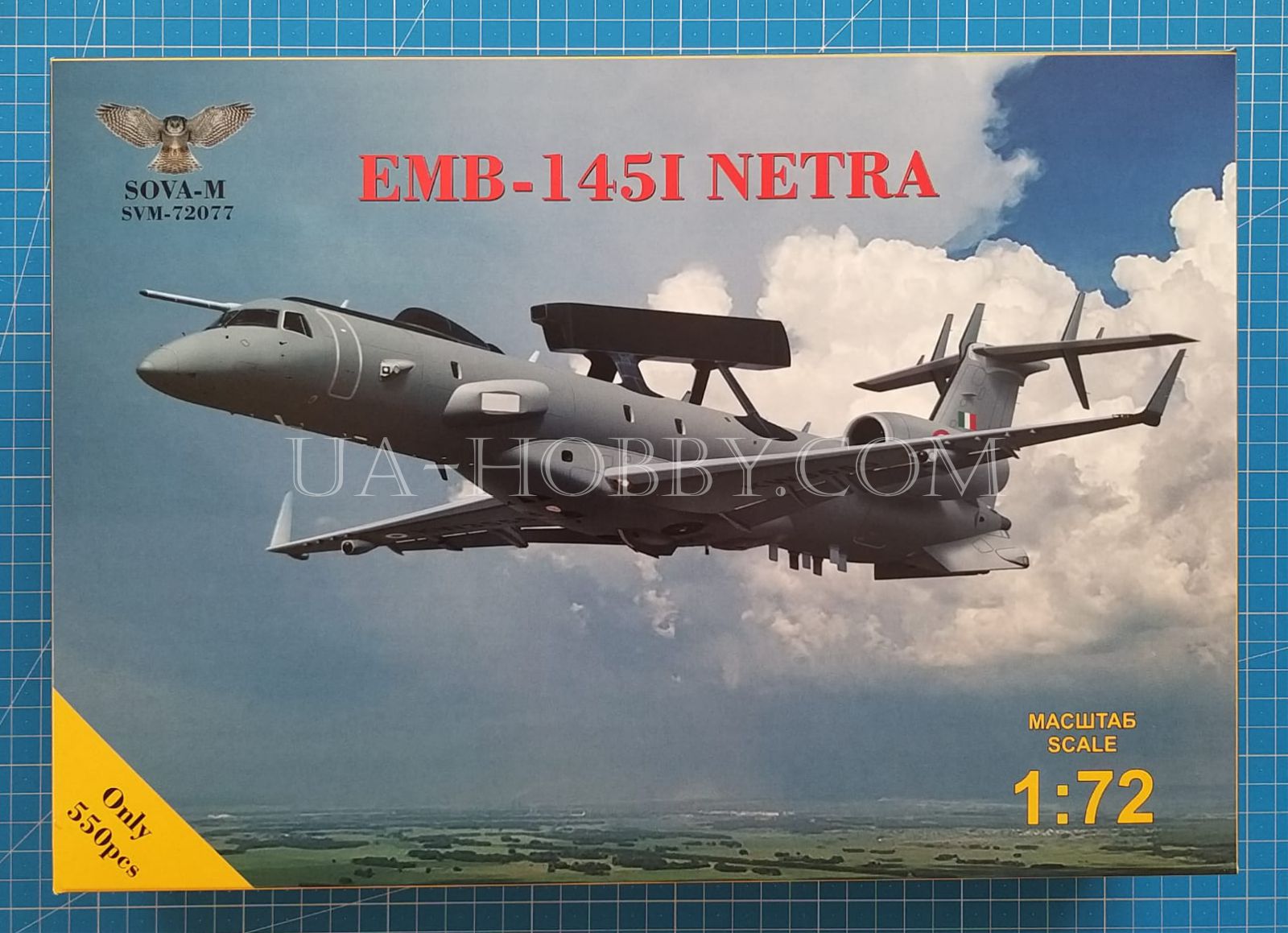 1/72 EMB-145I NETRA Indian A.F. AWACS. SOVA-M SVM-72077