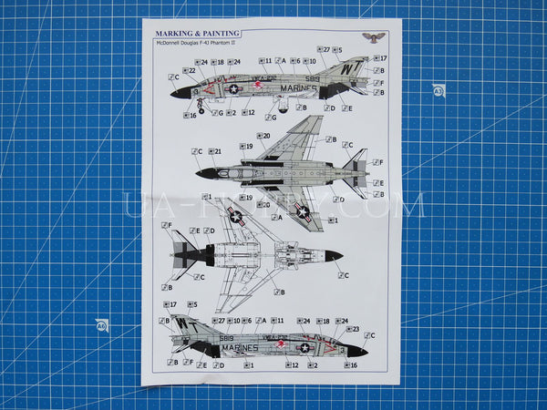 1/144 F-4J Phantom II. SOVA-M SVM-14001