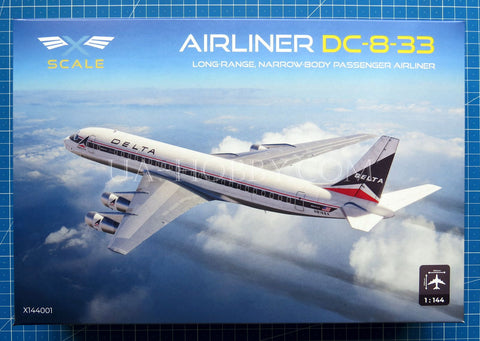 1/144 Douglas DC-8-33 Delta Airlines. X-Scale 144001