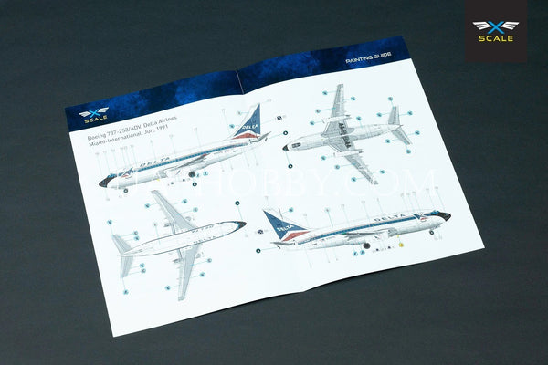 1/144 Boeing 737-2S3 Delta Airlines. X-Scale X144012