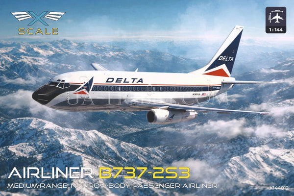 1/144 Boeing 737-2S3 Delta Airlines. X-Scale X144012