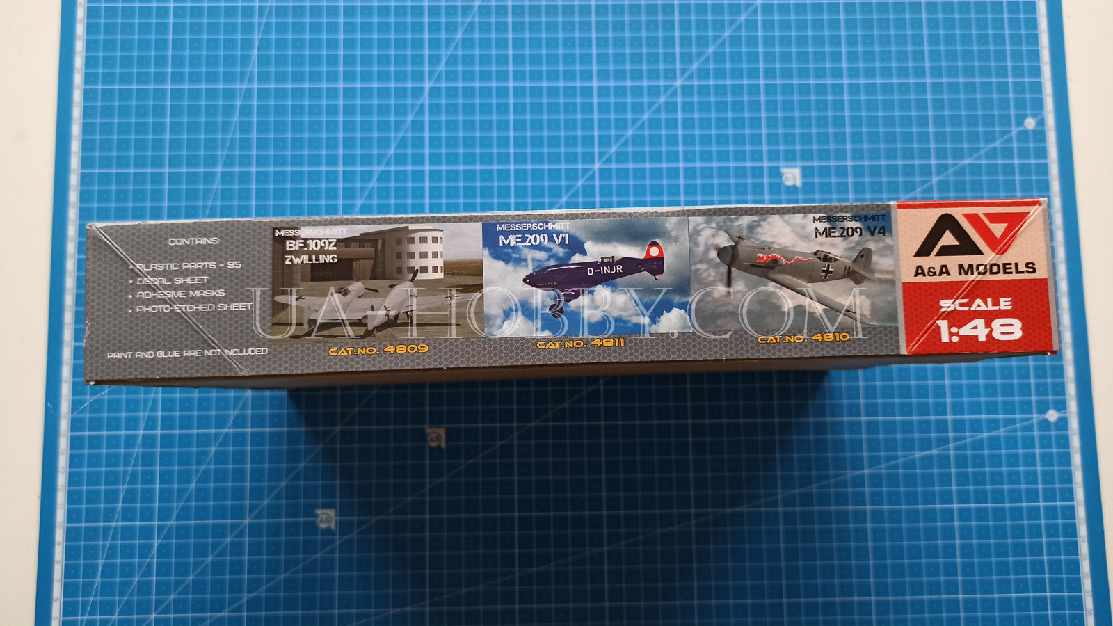 Maquette Plastique A&A 1/48 MESSERSCHMITT Me.209 V4 (Prototype Haute Vitesse) - Kit à Monter - Neuf