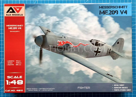 1/48 Messerschmitt Me.209 V4. A&A Models 4810