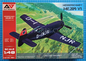 1/48 Messerschmitt Me.209 V1. A&A Models 4811