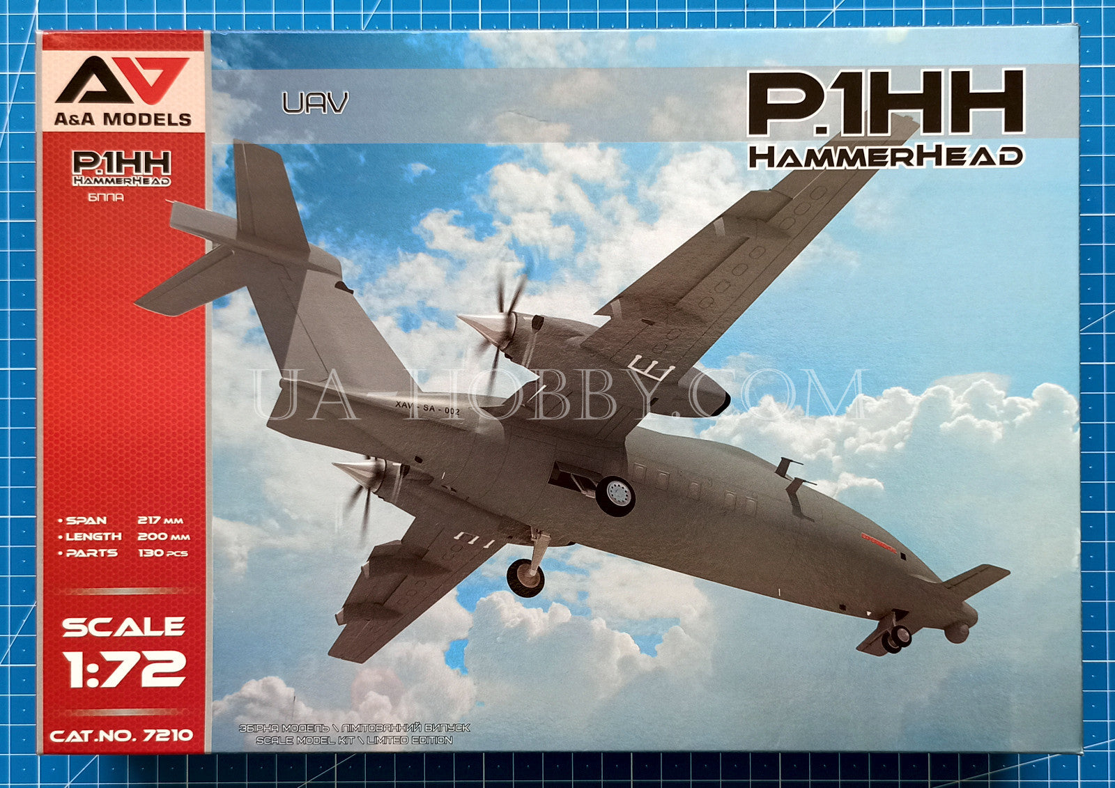 1/72 P.1HH HammerHead UAV. A&A Models 7210