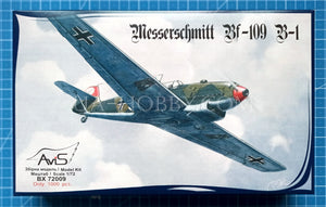 1/72 Messerschmitt Bf-109B-1. AviS BX 72009