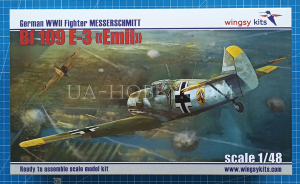 1/48 Bf 109E-3 "Emil". Wingsy Kits D5-08