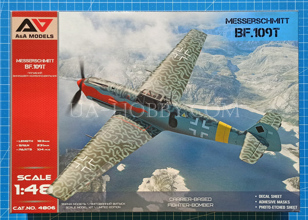 1/48 Messerschmitt Bf.109T. A&A Models 4806