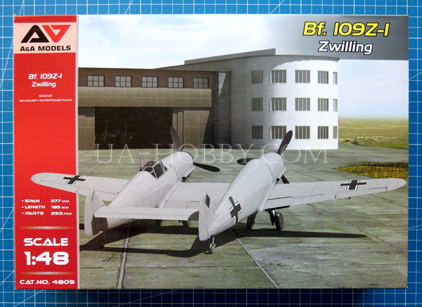 1/48 Messerschmitt Bf.109Z-1. A&A Models 4809