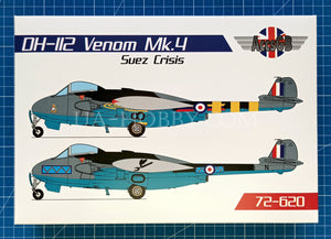 1/72 DH-112 Venom Mk.4 Suez Crisis. AccsGB 72-620