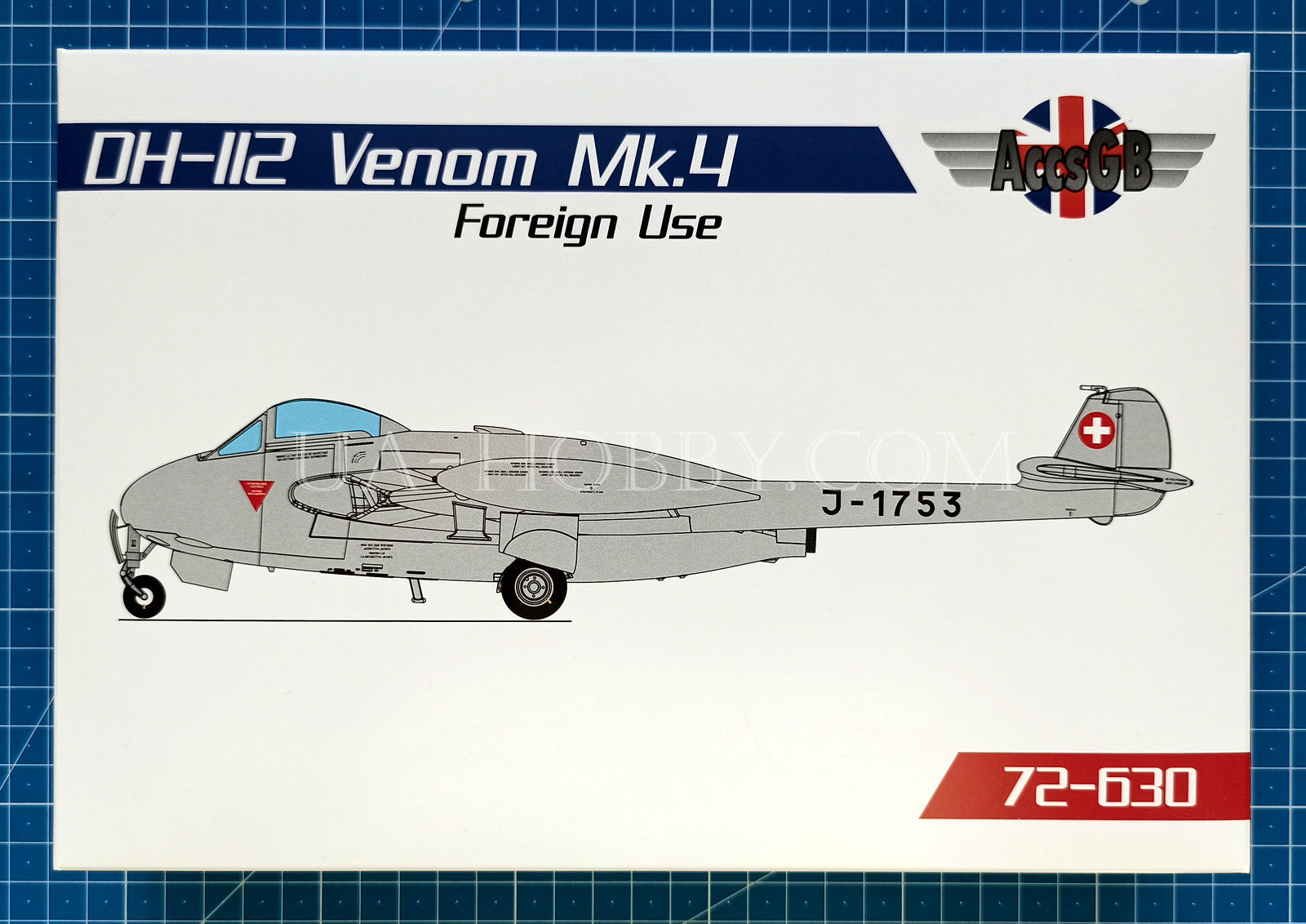 1/72 DH-112 Venom Mk.4 Foreign Use. AccsGB 72-630 – UA-hobby