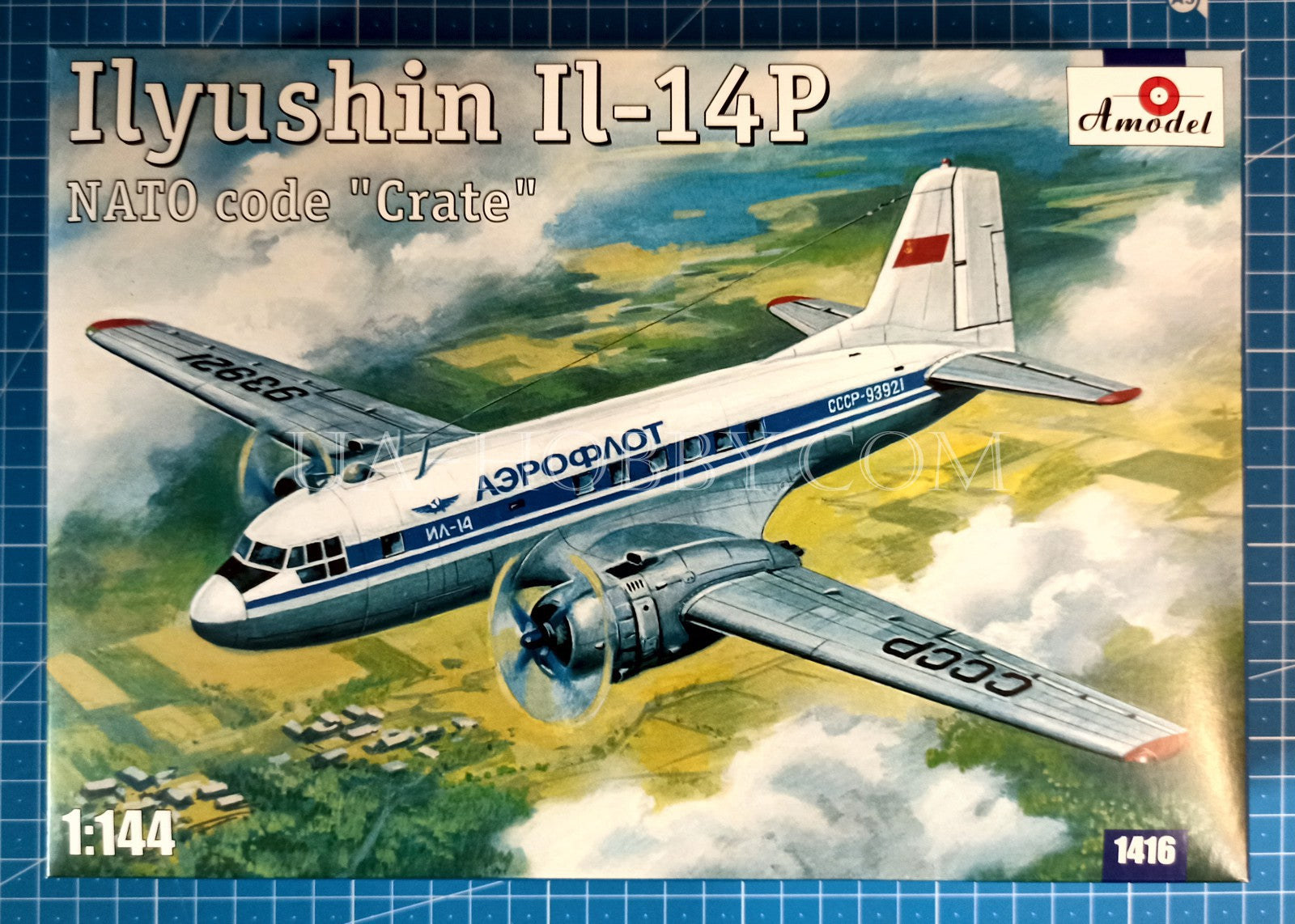 1/144 Ilyushin Il-14P. Amodel 1416