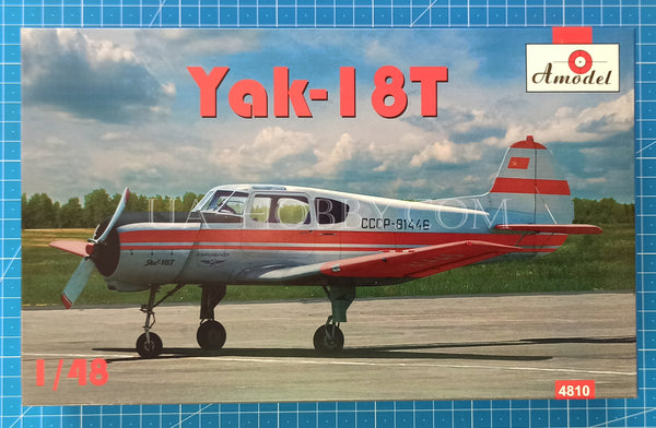 1/48 Yakovlev Yak-18Т Red Aeroflot. Amodel 4810