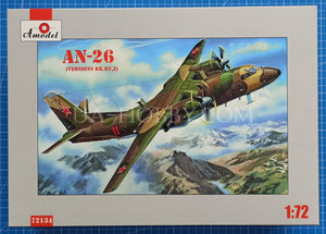 1/72 An-26 (Versions RR, RT, Z). Amodel 72134