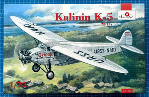 1/72 Kalinin K-5. Amodel 72199