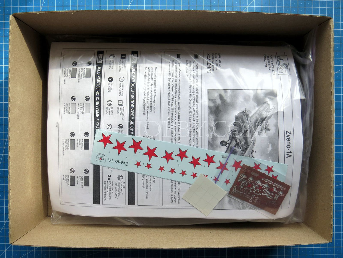 1/72 Zveno-1A TB-1 & I-5. Amodel 72290 – UA-hobby