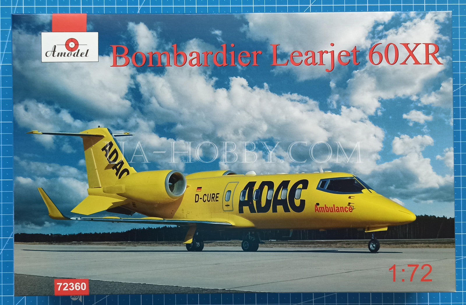 1/72 Bombardier Learjet 60XR ADAC. Amodel 72360