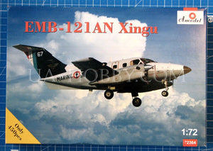 1/72 EMB-121AN Xingu. Amodel 72364