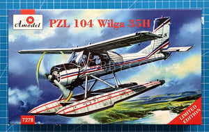1/72 PZL 104 Wilga 35H Hydroplane. Amodel 7278