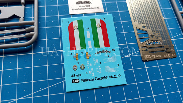 1/48 Macchi Castoldi M.C.72 Schneider Trophy Series. AMP 48018