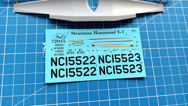 1/72 Stearman-Hammond Y-1S. AviS BX 72045
