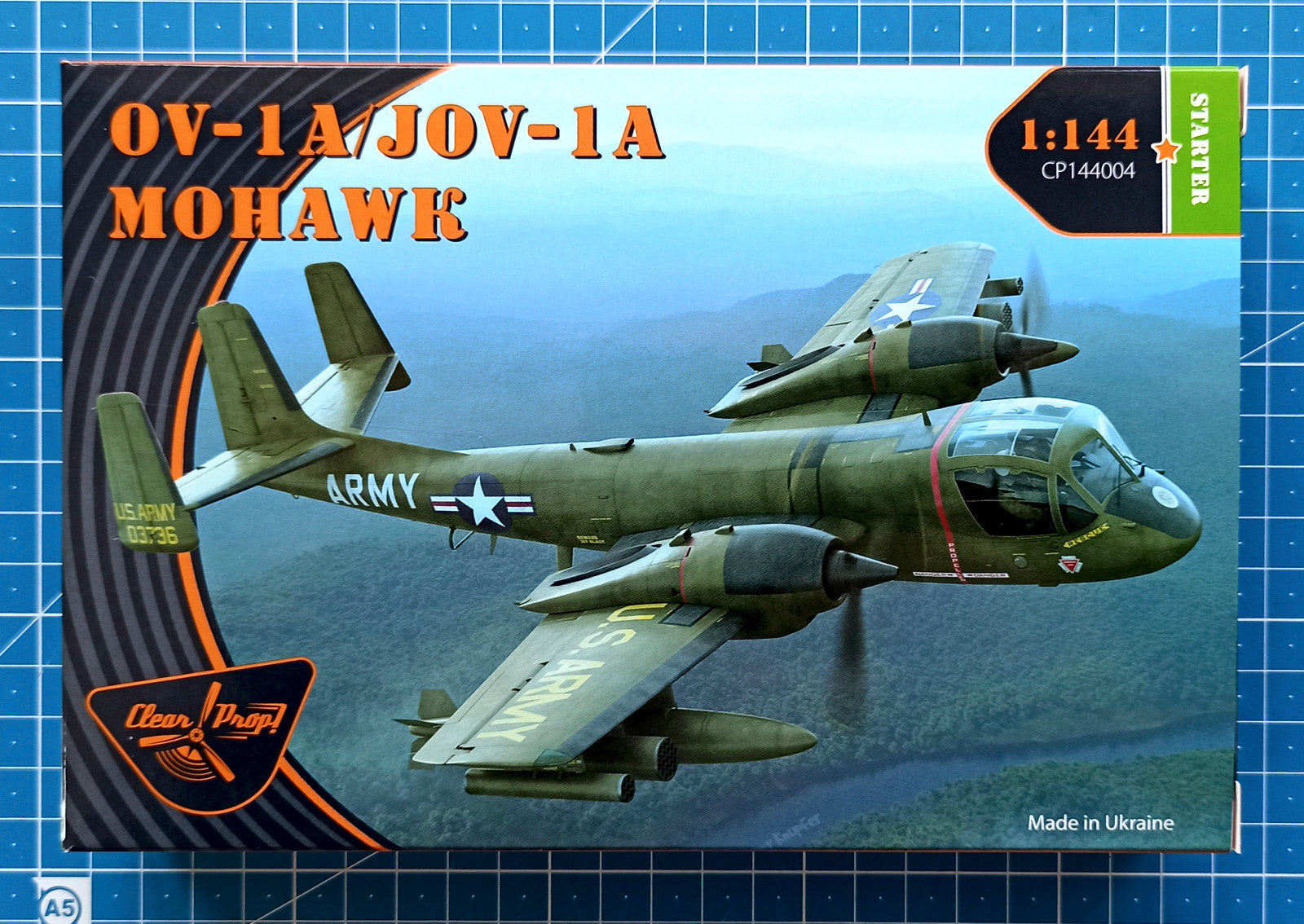 1/144 Grumman OV-1A/JOV-1A Mohawk. Clear Prop! CP144004 – UA-hobby