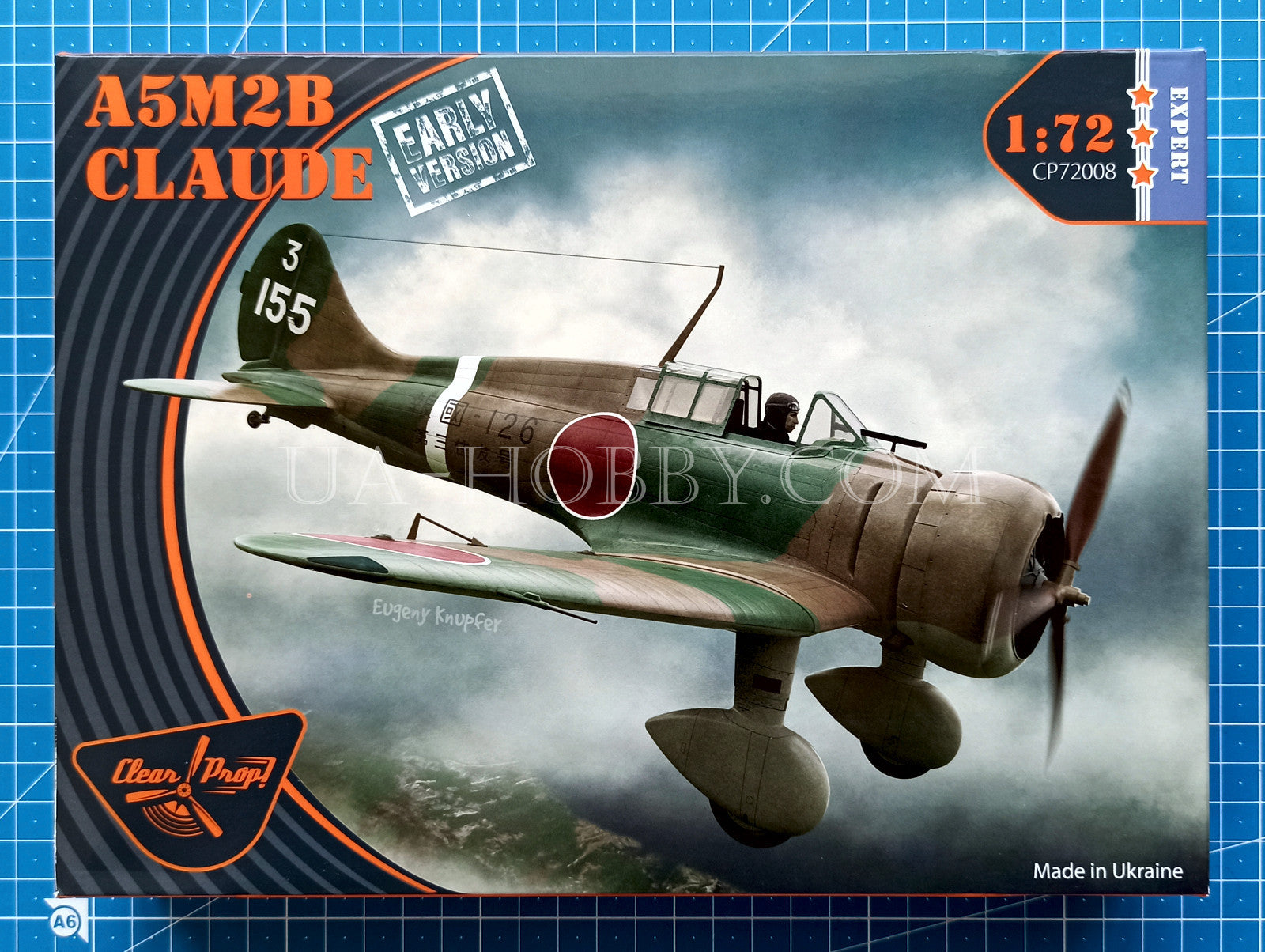1/72 Mitsubishi A5M2b Claude (Early Version) Expert kit. Clear Prop! CP72008